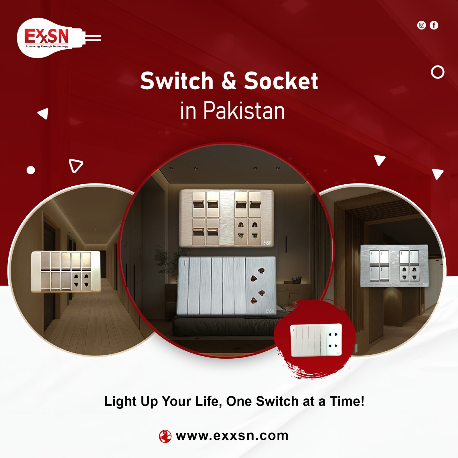 switch and socket in Pakistan